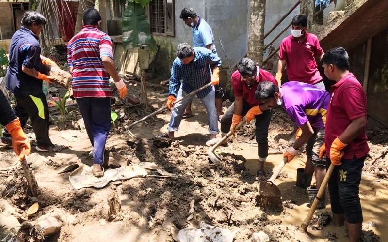 The cleaning mission by Don Bosco, Trivandrum