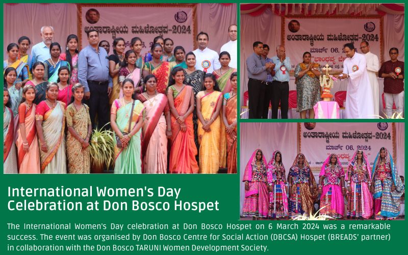 International Women’s Day Celebration at Don Bosco Hospet