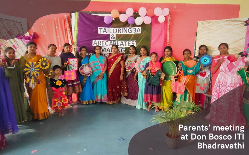 Parents’ meeting at Don Bosco ITI Bhadravathi